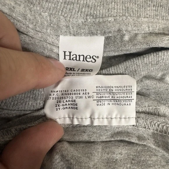 Chattanooga Mocs UTC T-Shirt Men's 2XL Hanes Gray NWT Graphic Print - Picture 5 of 8